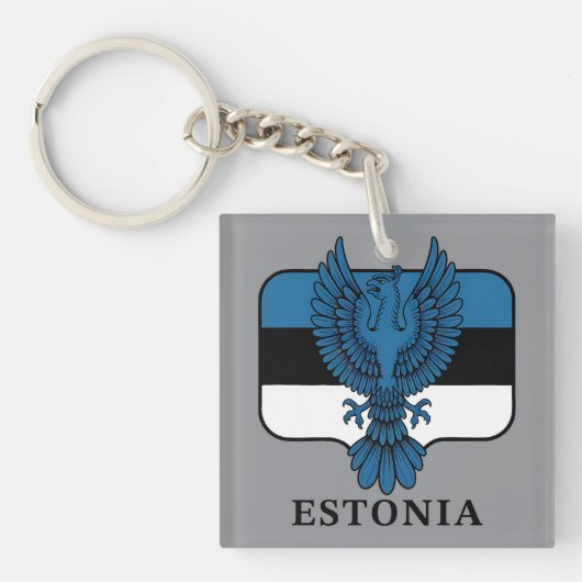 Estonia Northern Europe Schlüsselanhänger (Vorderseite)