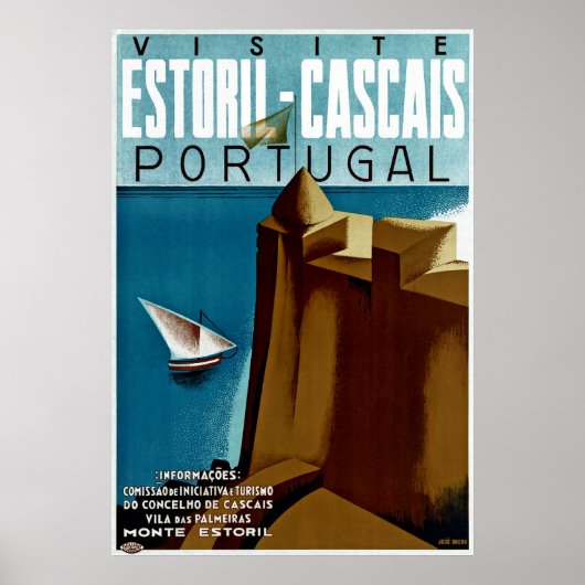Estoril-Cascais in Portugal Poster (Vorne)