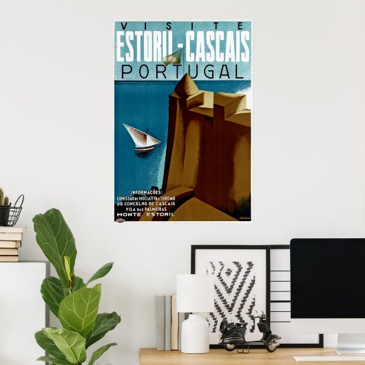 Estoril-Cascais in Portugal Poster (Heimbüro)