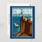 Estoril-Cascais in Portugal Postkarte (Vorne/Hinten)