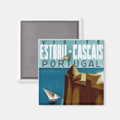 Estoril - Cascais Portugal Magnet (Vorderseite/Rückseite)