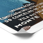 Estoril Cascais Portugal Poster (Ecke)