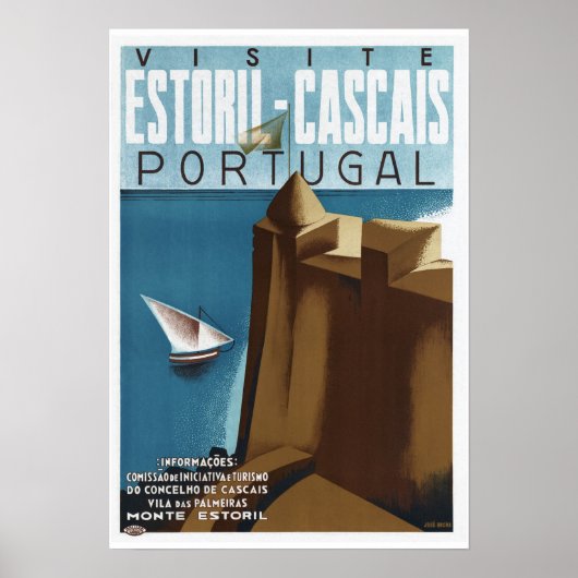 Estoril Cascais Portugal Poster (Vorne)