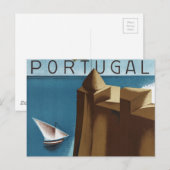 Estoril Cascais Portugal Postkarte (Vorne/Hinten)