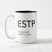 ESTP Triple shot Tasse Geschenk (Links)