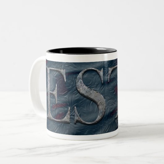 ESTPmug Zweifarbige Tasse (Vorderseite Links)