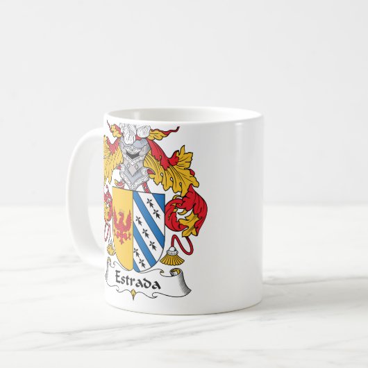 Estrada-Familienwappen Kaffeetasse (Vorderseite Links)