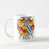 Estrada-Familienwappen Kaffeetasse (Links)