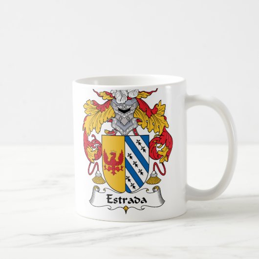 Estrada-Familienwappen Kaffeetasse (Rechts)