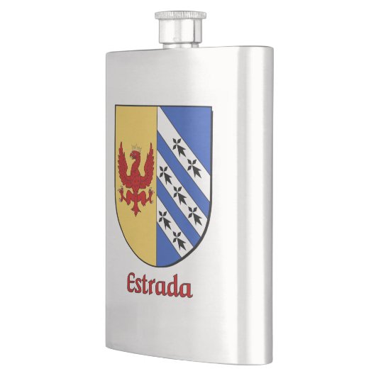 Estrada Heraldic Shield Flachmann (Links)