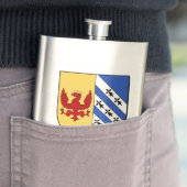 Estrada Heraldic Shield Flachmann (Beispiel)