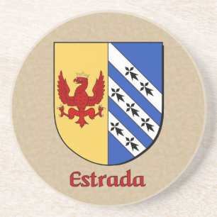 Estrada Heraldic Shield Untersetzer