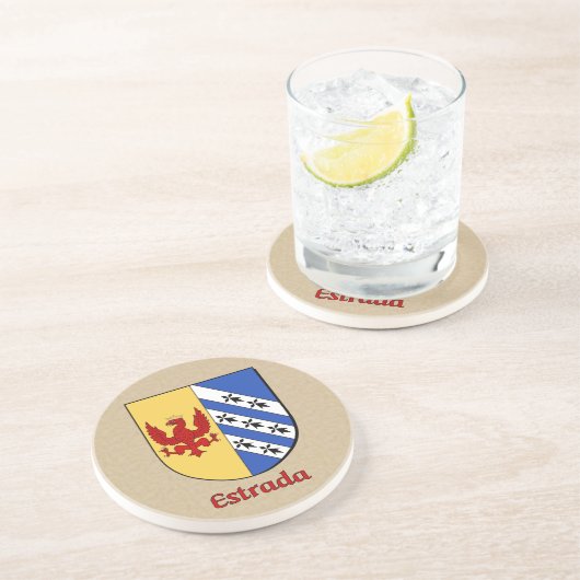 Estrada Heraldic Shield Untersetzer (Seite)