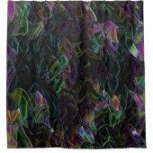 Estranho colorido chamativo ofuscado na escuridão duschvorhang (Vorderseite)