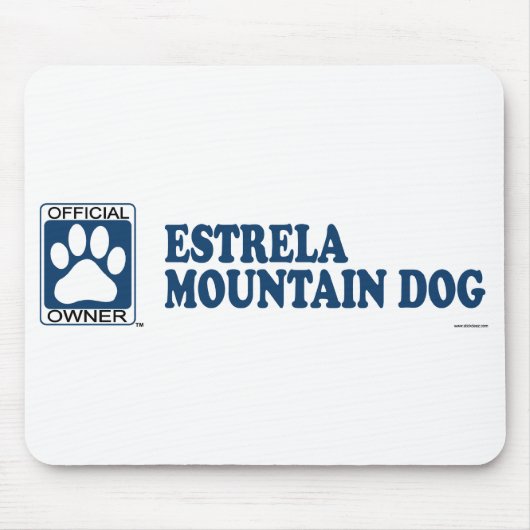 Estrela Gebirgshundeblau Mousepad (Vorne)