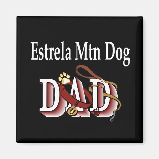 Estrela Mountain Dog VATER Magnet (Vorne)