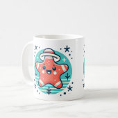 Estrellita de mar con sombrero kaffeetasse (Vorderseite Links)