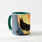 ESTREMADURA - Cigüeñas zu der Dämmerung Tasse (Vorderseite Links)