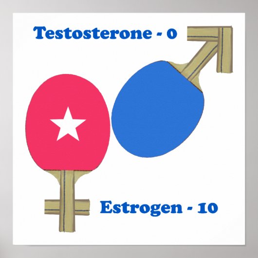 Estrogen Ping Pong Poster (Vorne)