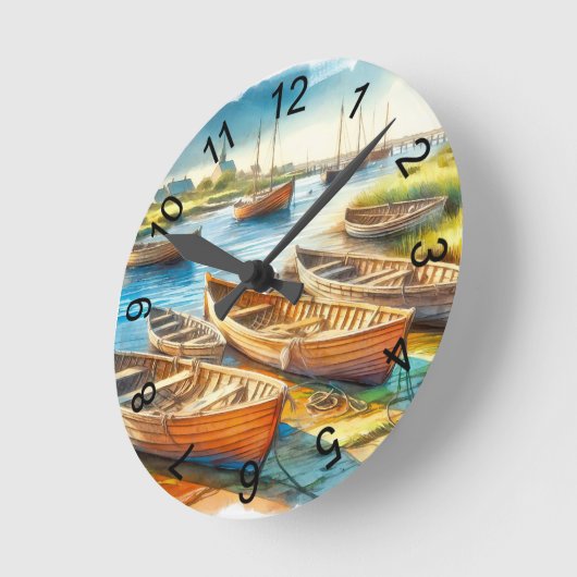 Estuary Clock Runde Wanduhr (Winkel)
