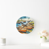 Estuary Clock Runde Wanduhr (Zuhause)