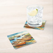 Estuary Erholung Rechteckiger Pappuntersetzer (Vor Ort)