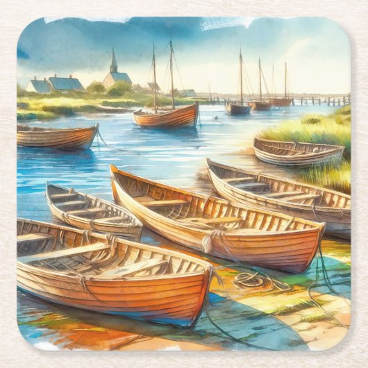 Estuary Erholung Rechteckiger Pappuntersetzer (Vorderseite)