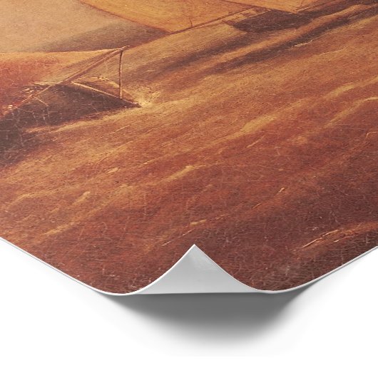 Estuary of the Thames and the Medway Poster (Ecke)