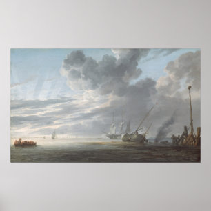 Estuary - Simon de Vlieger Kunstmuseum Poster