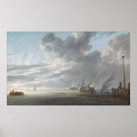 Estuary - Simon de Vlieger Kunstmuseum Poster (Vorne)