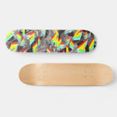 Esvoir Trippy Camouflage Skateboard (Horizontal)