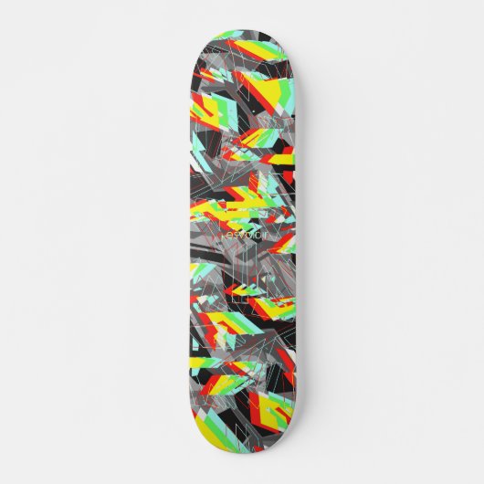 Esvoir Trippy Camouflage Skateboard (Vorne)