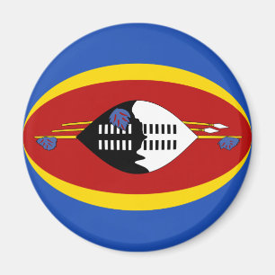 Eswatini Fisheye Flag Magnet