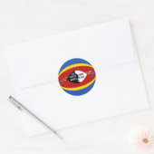 Eswatini Fisheye Flag Sticker (Umschlag)