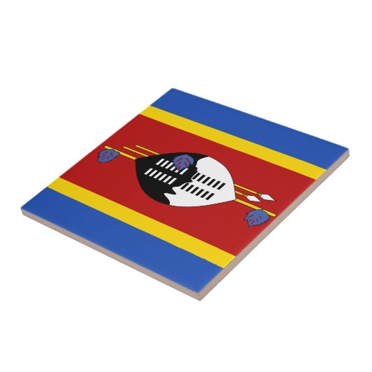 Eswatini Flag Keramik Tile Fliese (Seite)