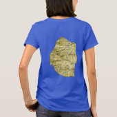 Eswatini Flag + Map T - Shirts (Rückseite)