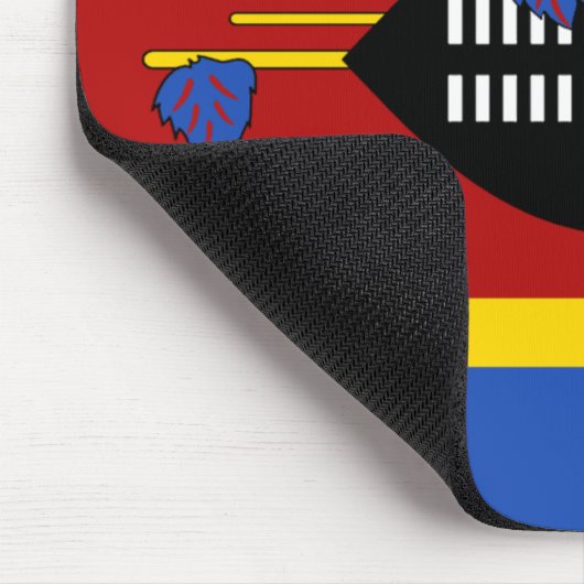 Eswatini Flag Mousepad (Ecke)