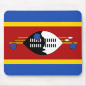 Eswatini Flag Mousepad (Vorne)