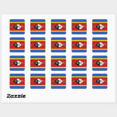 Eswatini Flag Sticker (Blatt)