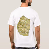 Eswatini Flag und Map-T - Shirt (Rückseite)