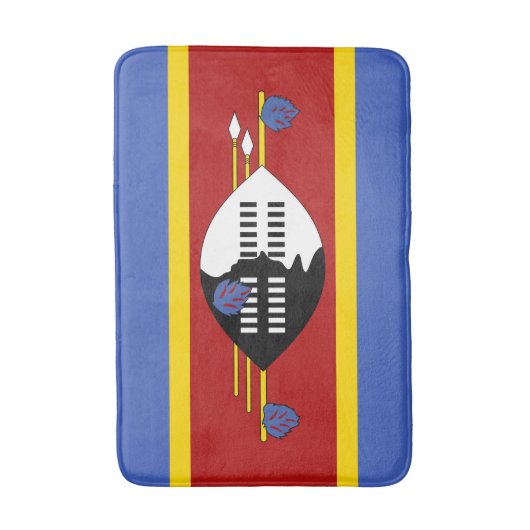 Eswatini-Flagge Badematte (Vorderseite Vertikal)