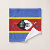 Eswatini-Flagge Badhandtuch Set (Waschlappen)