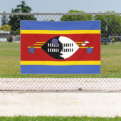 Eswatini-Flagge Banner (Insitu)