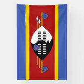 Eswatini-Flagge Banner (Vertikal)