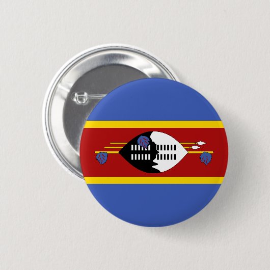 Eswatini-Flagge Button (Vorne & Hinten)