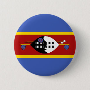 Eswatini-Flagge Button