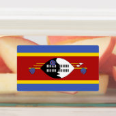 Eswatini-Flagge Etiketten (Befestigt)