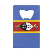 Eswatini-Flagge Geldbeutel Flaschenöffner (Rückseite)