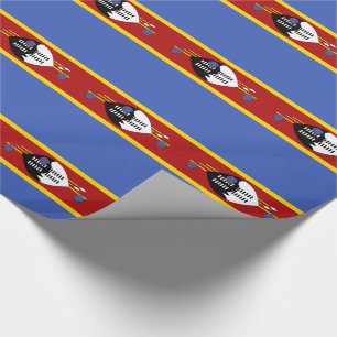 Eswatini-Flagge Geschenkpapier