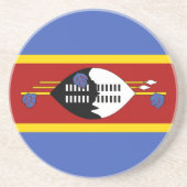 Eswatini-Flagge Getränkeuntersetzer (Vorne)